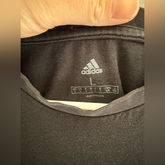 Adidas Mens Pack The Essentials Graphic Print T Shirt SZ LG Short Sleeve Black - Picture 2 of 7
